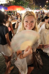 Søndagsmarkedet i Chiang Mai