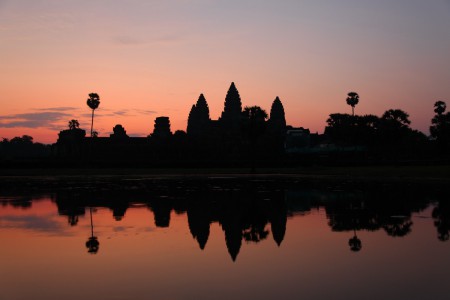 Angkor Wat i soloppgang